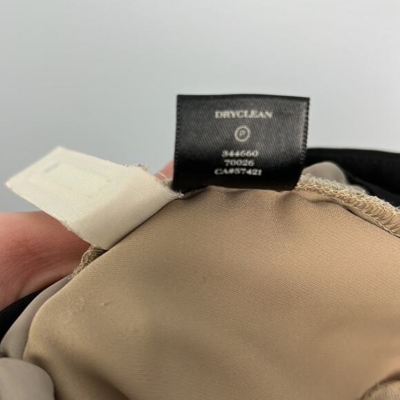 Ann Taylor black & tan tuxedo stripe tapered pant size 6 - Picture 10 of 10